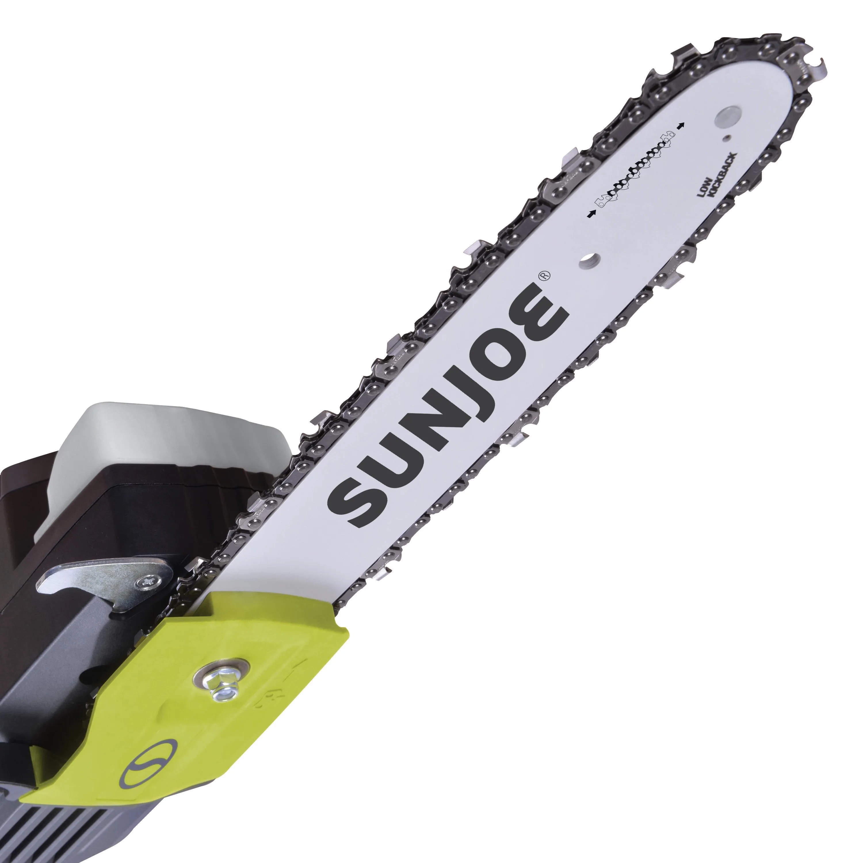 Sun Joe iON100V-10PS-CT 100-Volt iONPRO Cordless Modular Pole Chain Saw | 10-Inch | Tool Only