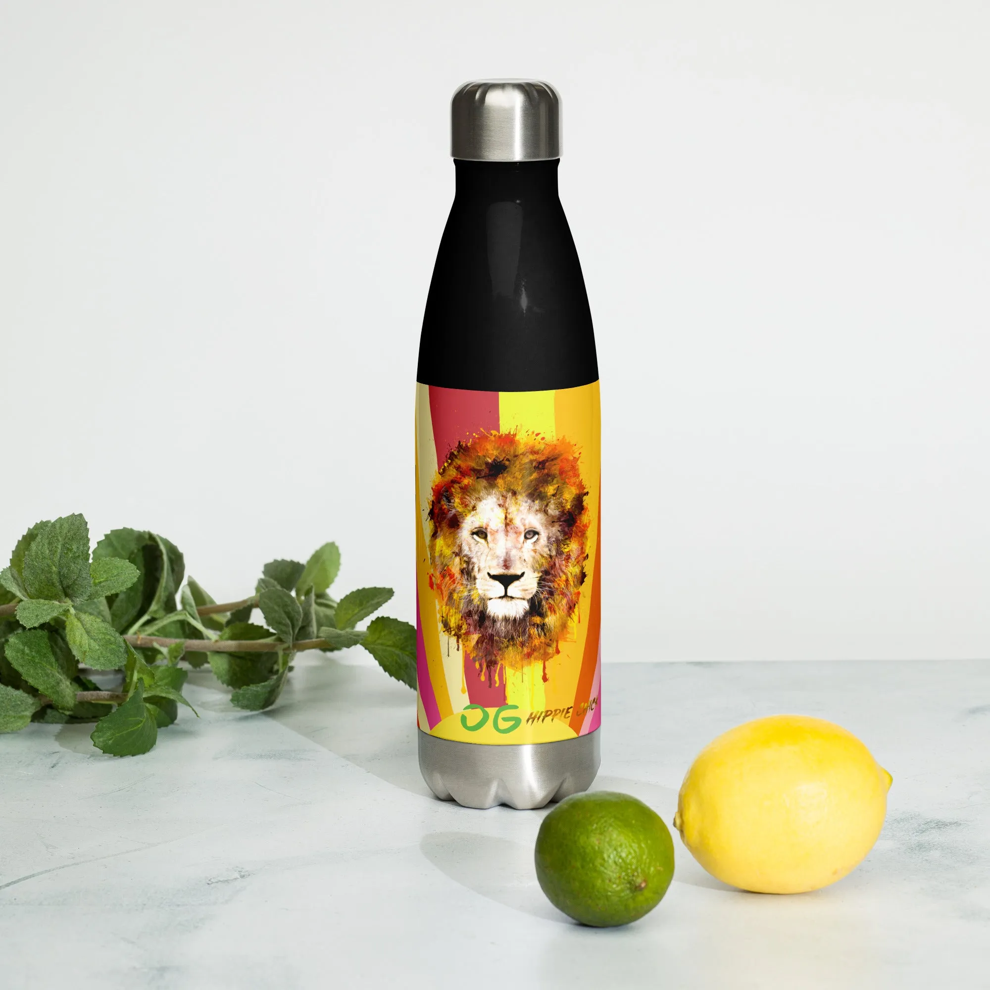 Sun Rays Stainless Steel Water Bottle