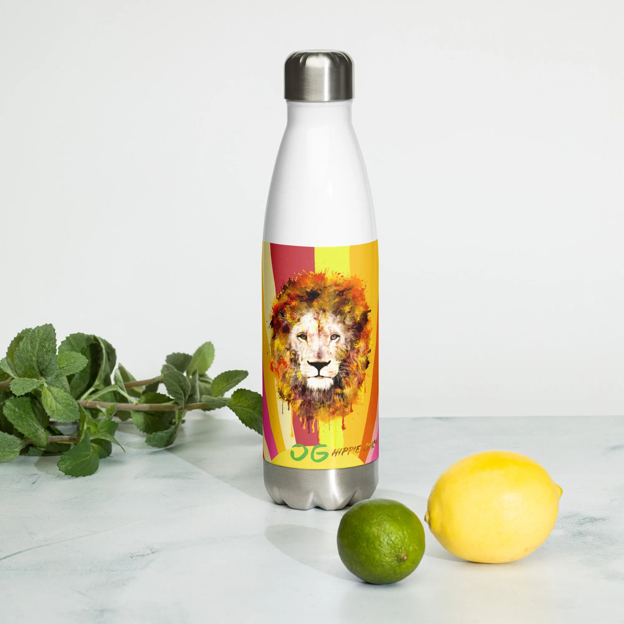 Sun Rays Stainless Steel Water Bottle