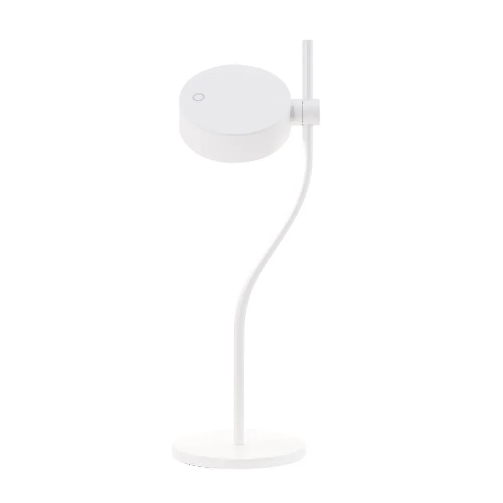 Super O Portable Table Lamp in White
