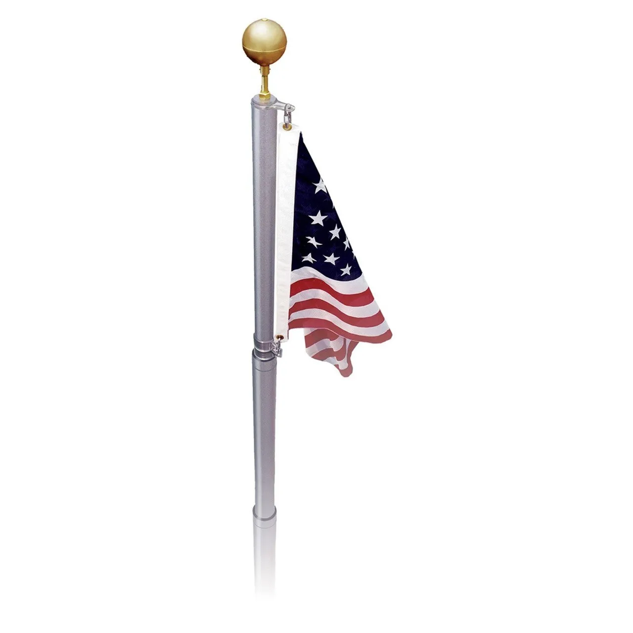 Super Tough Telescoping 17ft or 21ft Flagpole - US Made