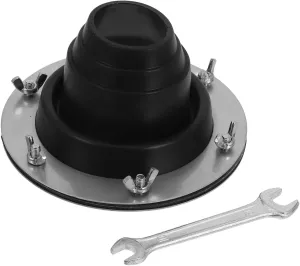 SUPVOX Practical Fiberglass Stove Jack Scald Ring Kit Chimney Duct for Camp Fire