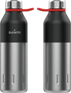 SUUNTO Stainless Steel Sports Water Bottle Black