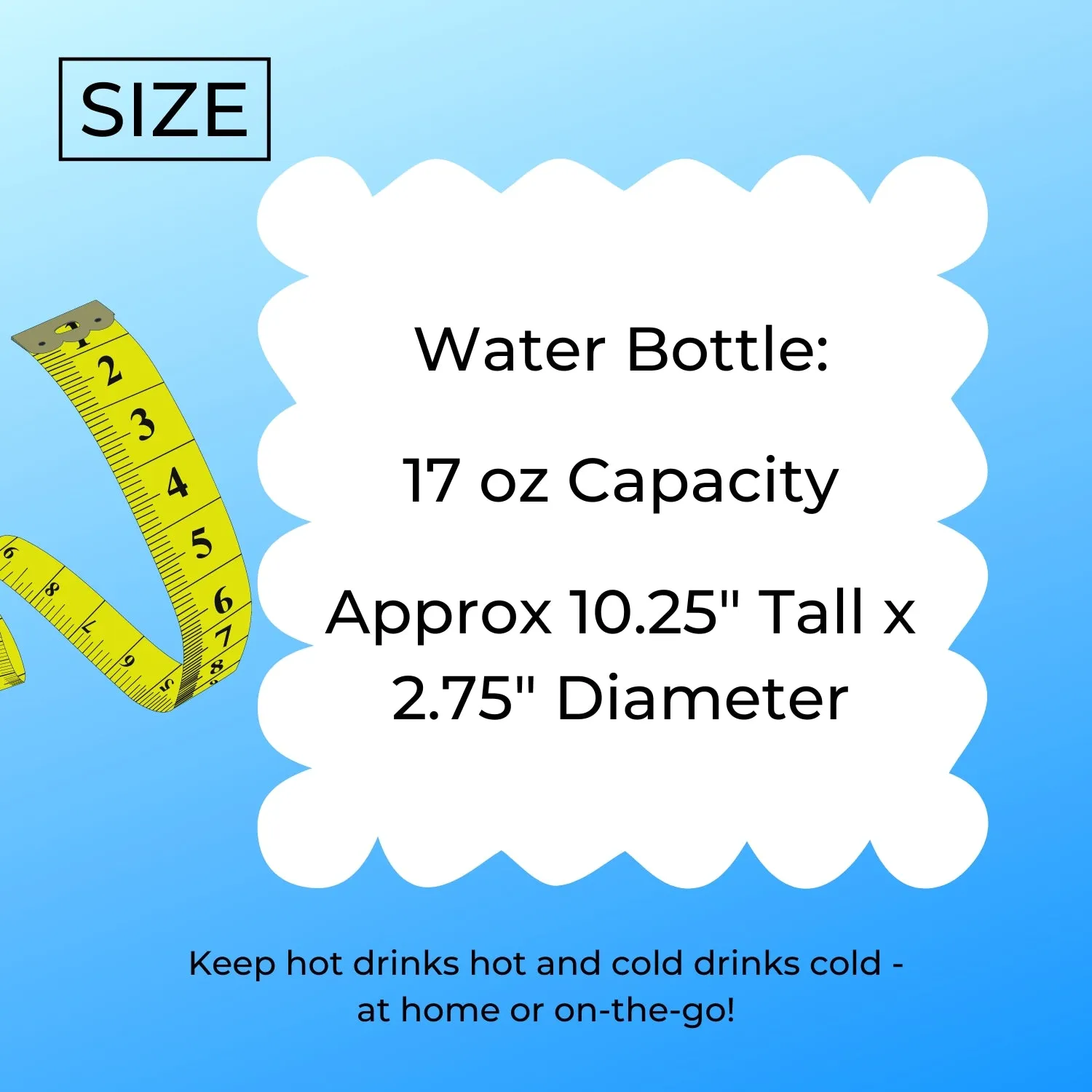 Sweater Weather Is Better Weather Fall Orange 17oz Water Bottle LA5129