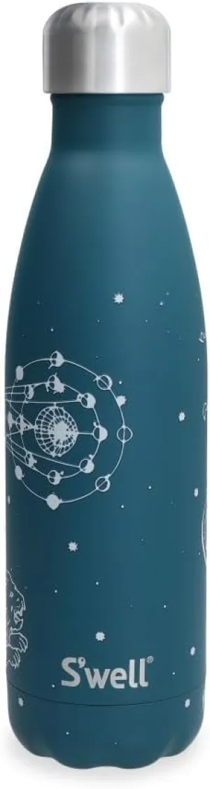 S'well Stainless Steel Water Bottle 17 ounces Celestial Green Triple Layered Vacuum Insulated Containers Keeps Drinks Cold for 36 Hours and Hot for 18 Perfect for On the Go