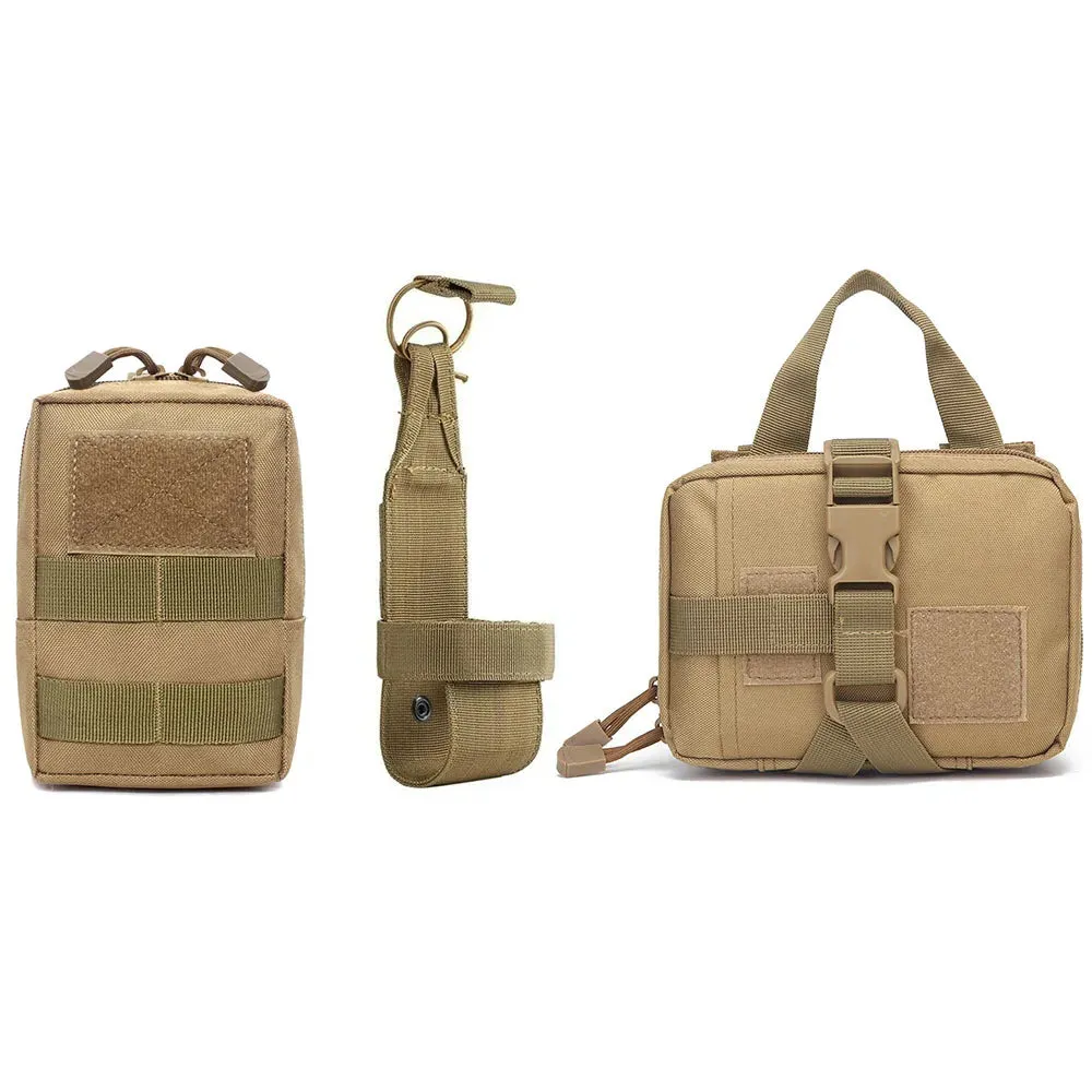 Tactical Dog Harness MOLLE Bags