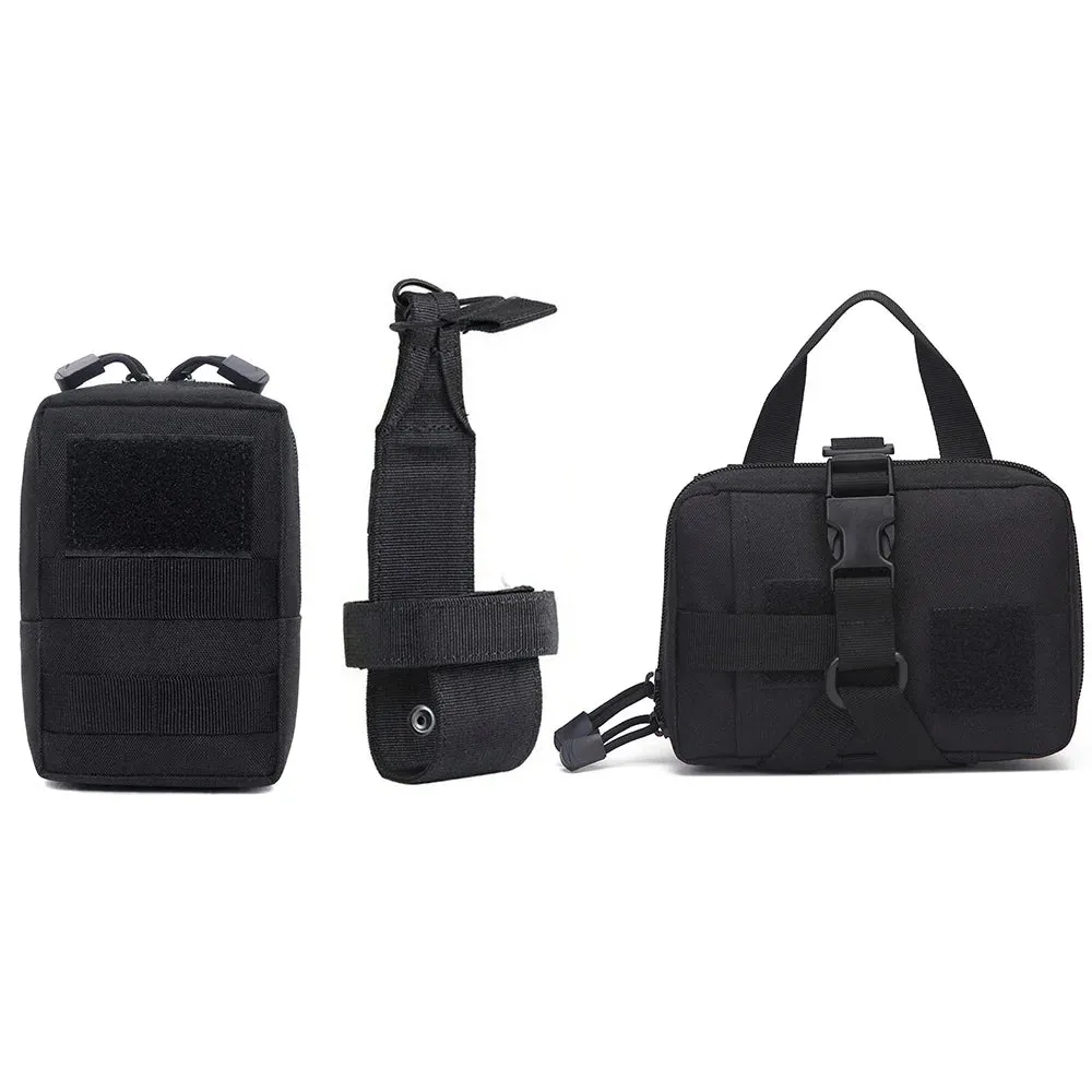 Tactical Dog Harness MOLLE Bags
