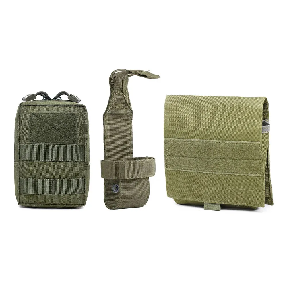 Tactical Dog Harness MOLLE Bags