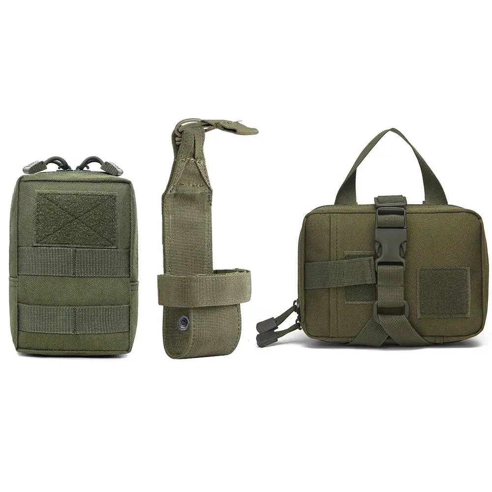 Tactical Dog Harness MOLLE Bags
