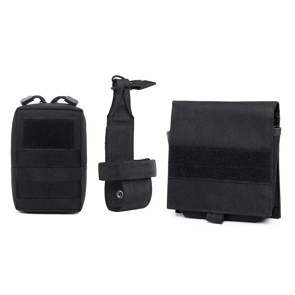 Tactical Dog Harness MOLLE Bags