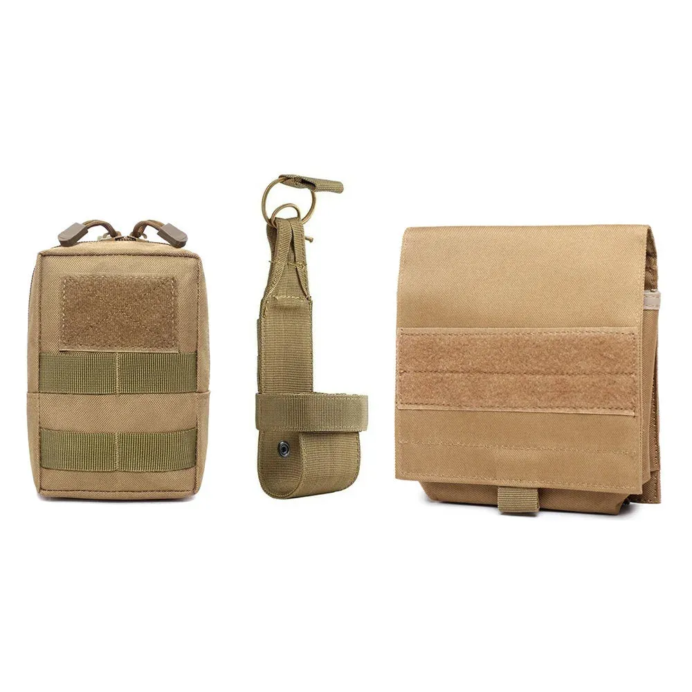 Tactical Dog Harness MOLLE Bags