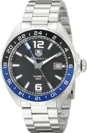 TAG Heuer Men's WAZ211A.BA0875 Formula 1 Analog Display Swiss Automatic Silver Watch