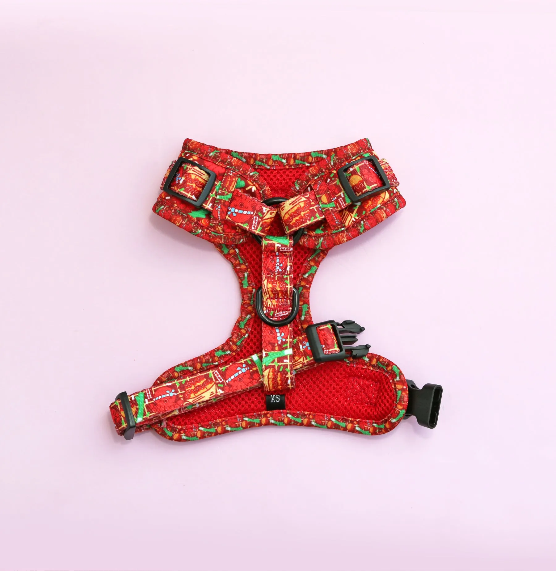 Takoyaki (red) adjustable harness