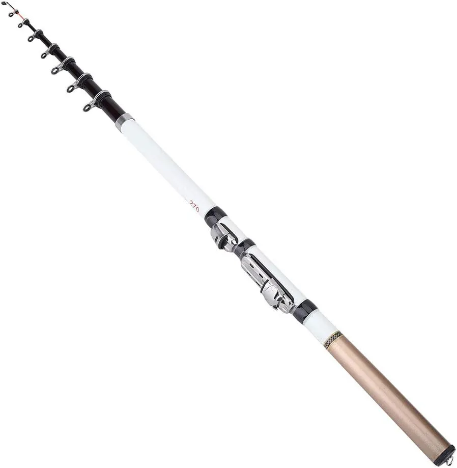 Telescopic Fishing Rod Unbreakable Portable Carbon Fiber Pole for Camping River Pond Travel 18M