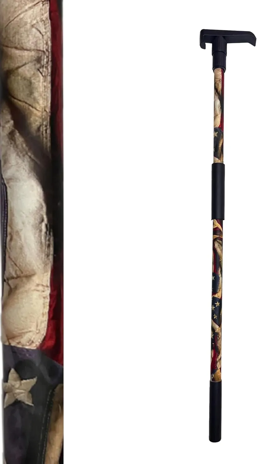 Telescoping Cargo Tool/Multi-Use Cargo Retriever/Extendable Reaching Aid/Reacher/Grabber - Patriotic Stars and Stripes