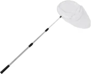 Telescoping Pole Fishing Net, Aluminium Alloy Kids Fishing Landing Net for Saltwater and Freshwater, Compact Portable Design with Extendable, Educational Tool for Outdoor