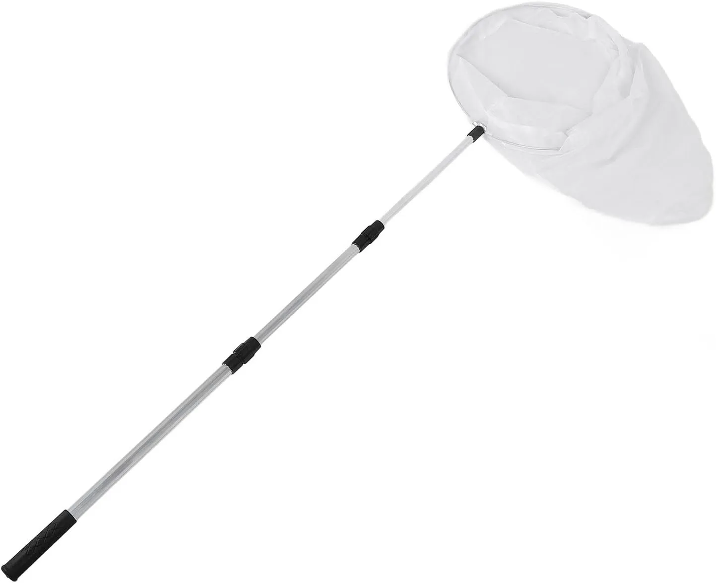 Telescoping Pole Fishing Net, Aluminium Alloy Kids Fishing Landing Net for Saltwater and Freshwater, Compact Portable Design with Extendable, Educational Tool for Outdoor