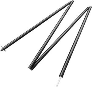 Tent Pole,78.74inch,Telescoping Folding Sturdy, Multifunction,Metal Canopy Rod,Tent Rod, for Hiking Beach Camping Outdoor