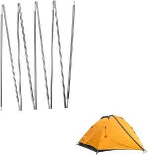 Tent Poles Replacement,7001 Aluminum Alloy Preassembled Tent Rod Lightweight, Gray