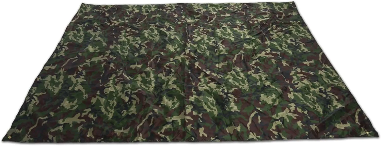 Tent Tarp,Camouflage Lightweight Tent Tarp Outdoor Portable Lightweight Rainproof Mat RainTent Tarp Shelter for (3 * 2.9 Meters)