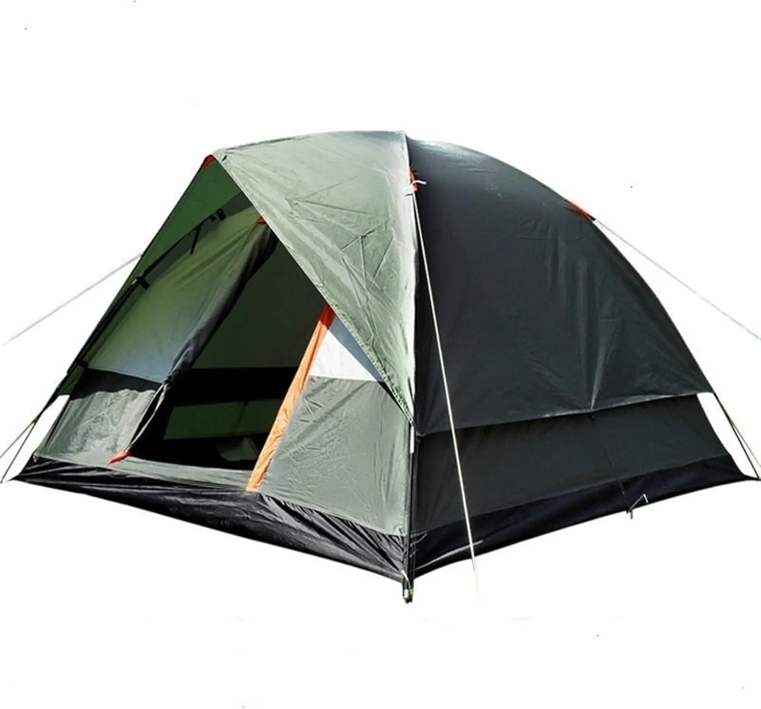 Tents 3-4 Person Windproof Double Layer Waterproof UV Resistant Camping Tent Outdoor Hunting Fishing Travel Picnic