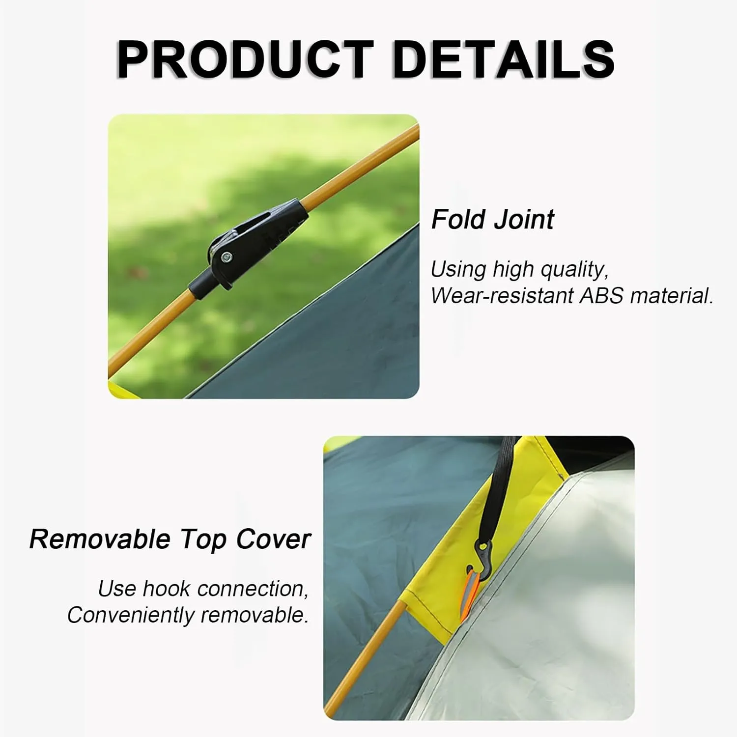 Tents for Portable Camping, 3-4 Person Tent, Made of Water-Repellent Fabric, Suitable for Camping and Traveling