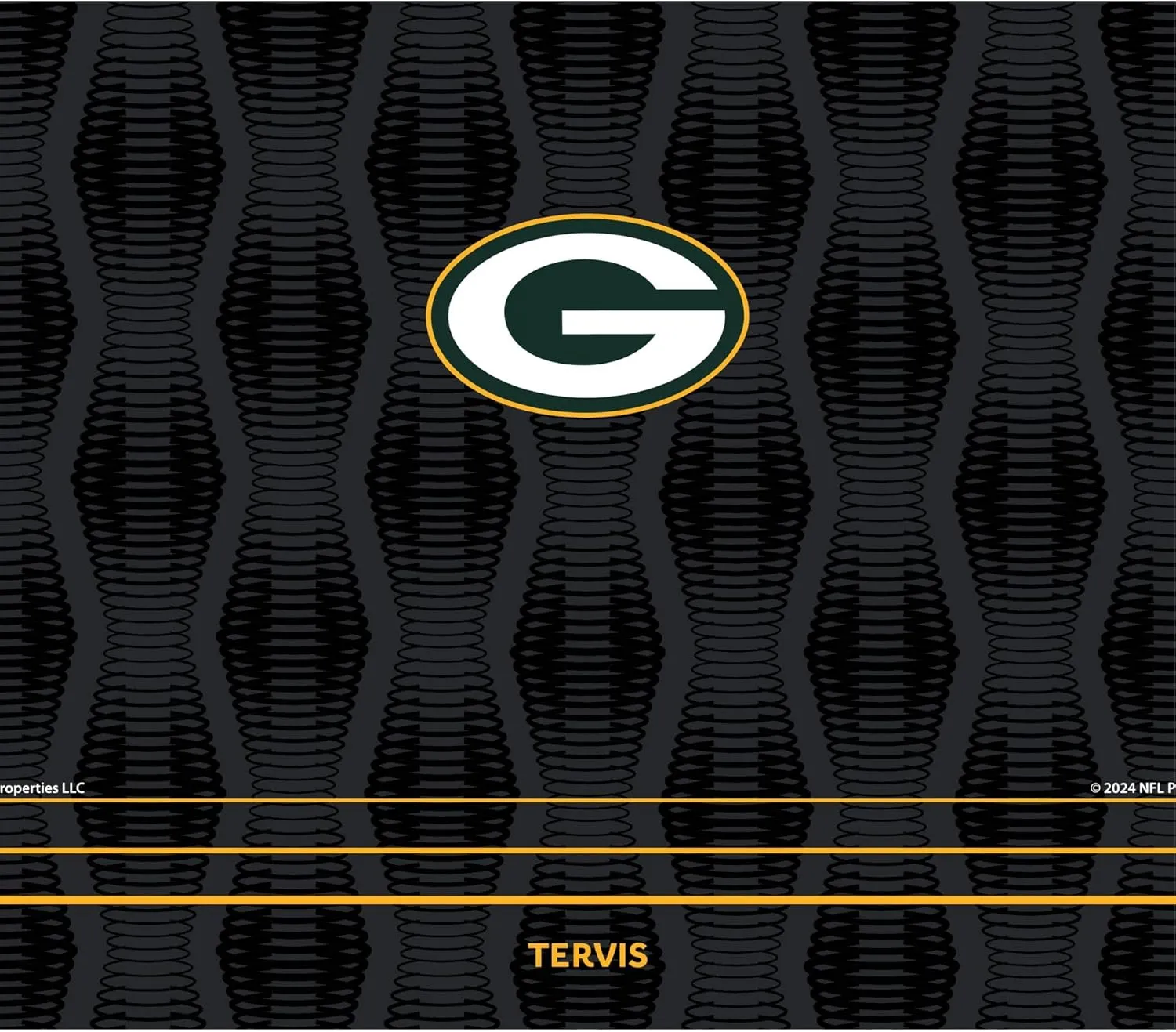 Tervis Venture Water Bottle NFL® Green Bay Packers - Full Speed Triple Walled Insulated Tumbler Travel Cup Keeps Drinks Cold & Hot, 36oz, Stainless Steel