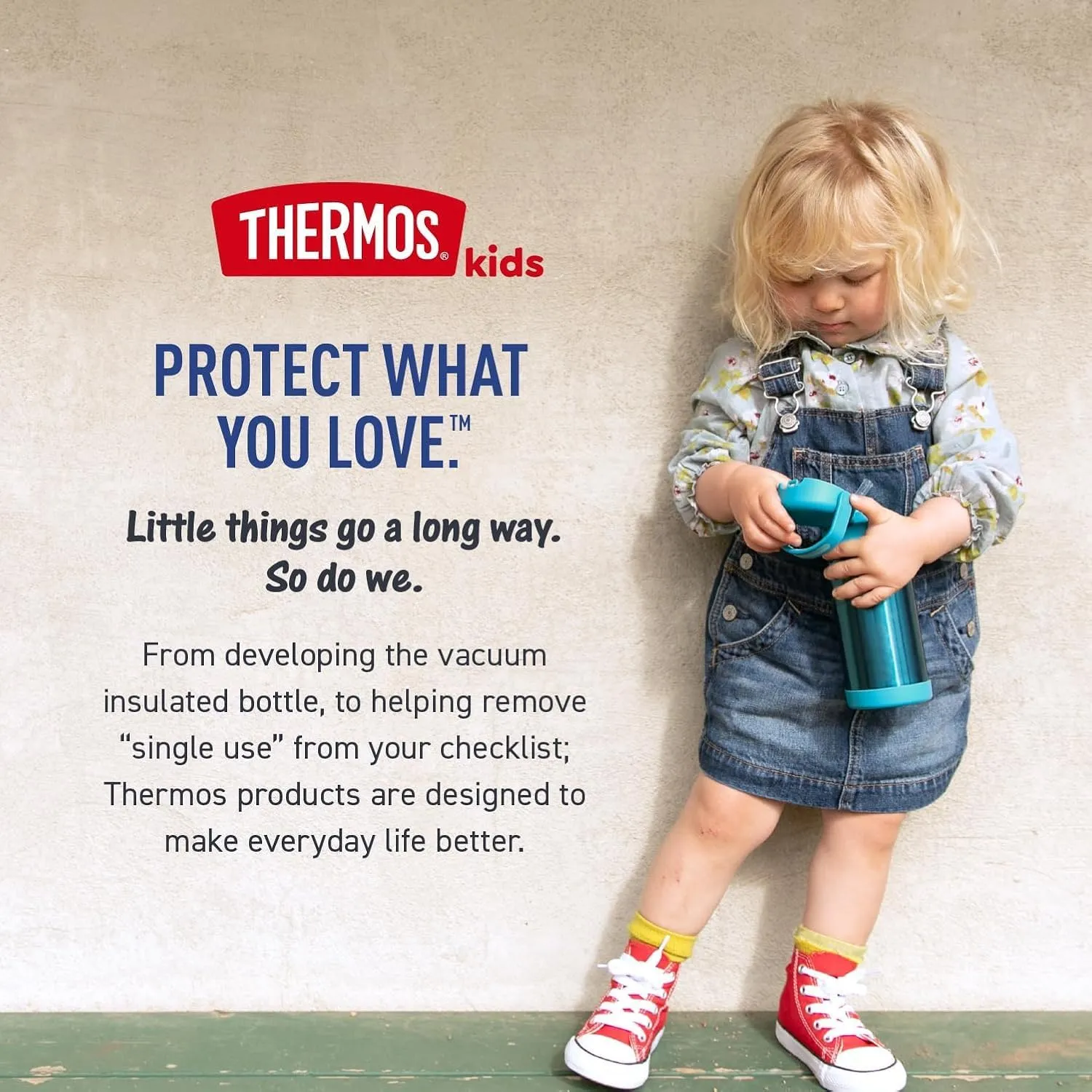 THERMOS FUNTAINER Water Bottle with Straw - 12 Ounce - Kids Stainless Steel Vacuum Insulated Water Bottle with Lid, Cool Caticorns