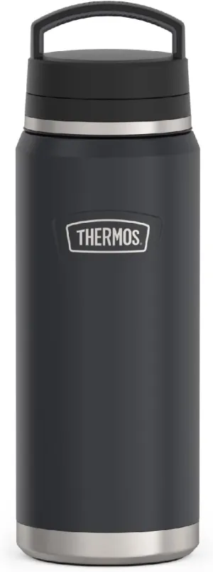 THERMOS ICON SERIES, Stainless Steel Dual Temperature Beverage Bottle, 40 oz, Graphite