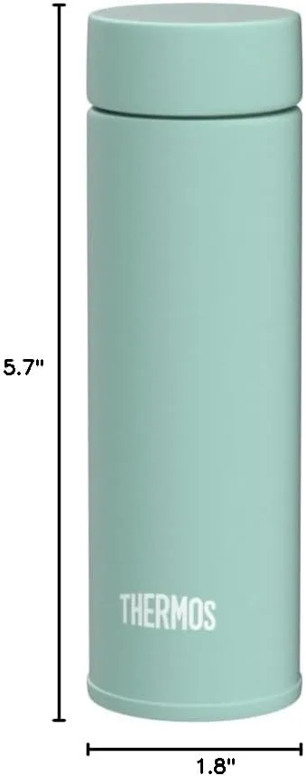 Thermos Water Bottle, Vacuum Insulated Pocket Mug, 5.1 fl oz (150 ml), Mint, JJ-150 MNT