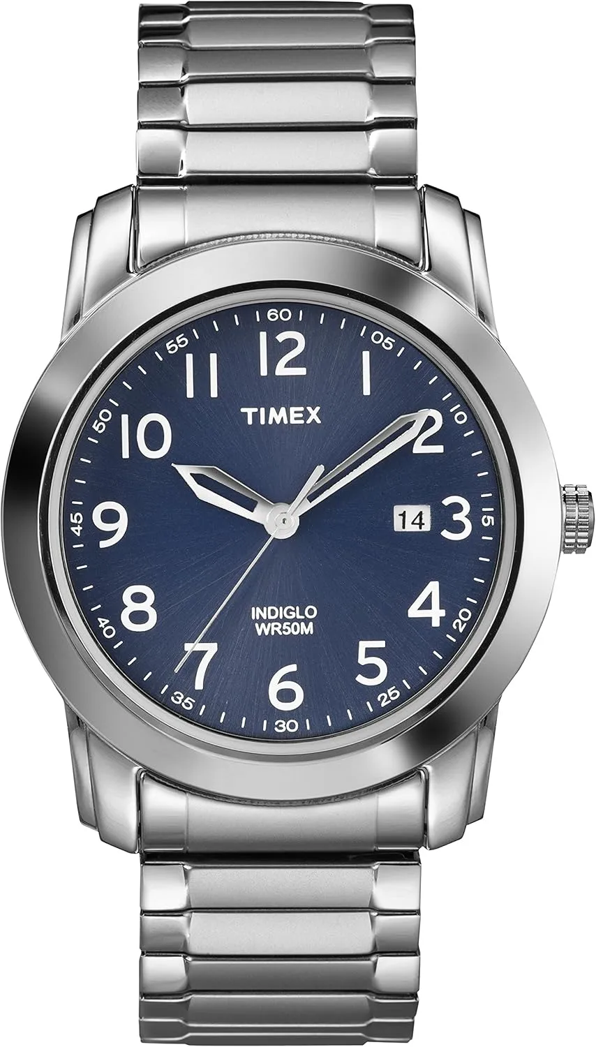Timex Men's Highland Street Stainless Steel Expansion Band Watch