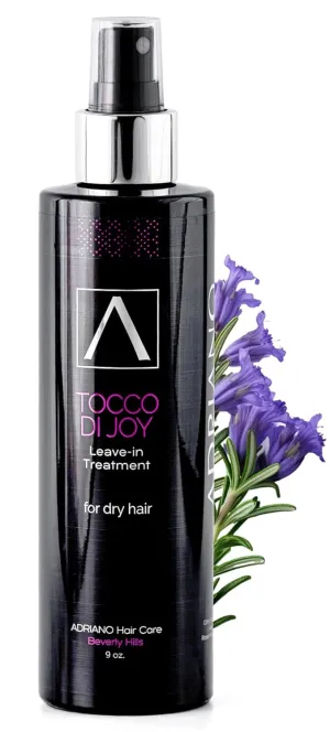 Tocco di Joy Leave-In Conditioner - Luxury Hair Treatment with Rosemary Oil for Frizz Control & Heat Protectant - Hair Conditioner Spray for All Hair Types - Crafted in Beverly Hills - 9oz
