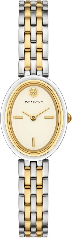 Tory Burch Women's Oval Stainless Steel Bracelet Watch