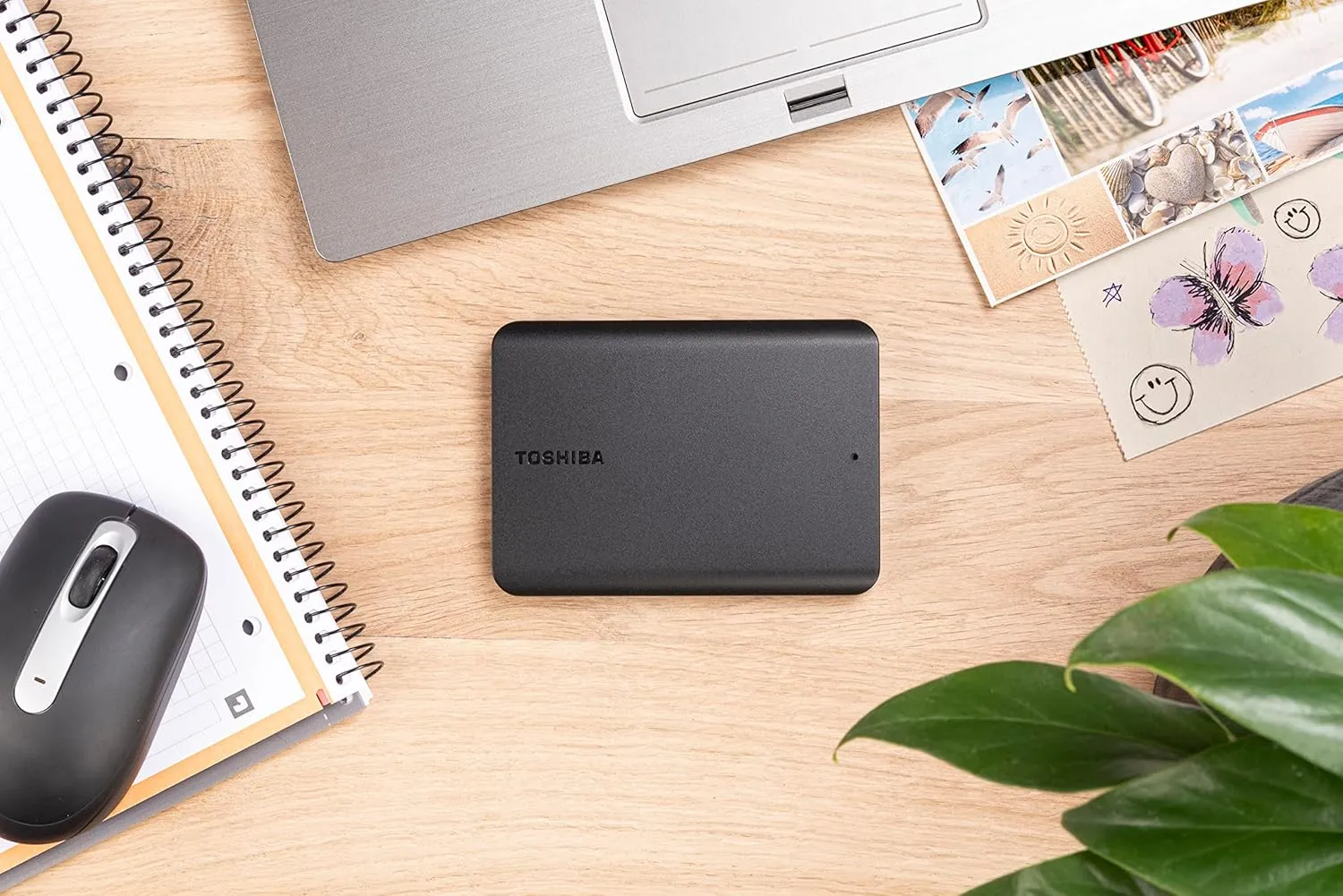 Toshiba Canvio Basics 4TB Portable External Hard Drive USB 3.0, Black - HDTB540XK3CA