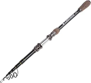 Totority 1.8M Telescopic Fishing Pole Portable Fishing Rod for Freshwater Saltwater Fishing Ergonomic Handle Tangle Design for Ocean Lake River and Stream Use