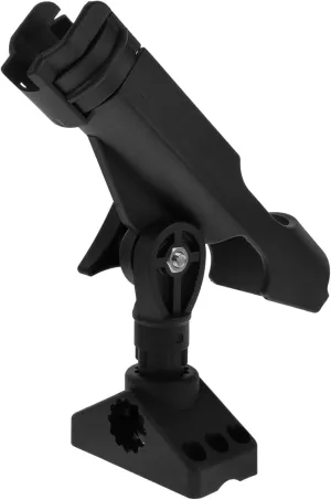 Totority 360° Rotating Fishing Rod Base for Boat Kayak Yacht Telescoping Rod Holder Stable Mount