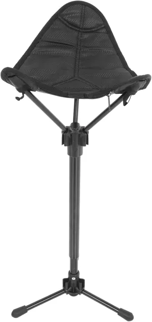 Travel Folding Stool Outdoor Camping Seat Aluminum Frame Compact Design for Hiking Fishing and Picnics