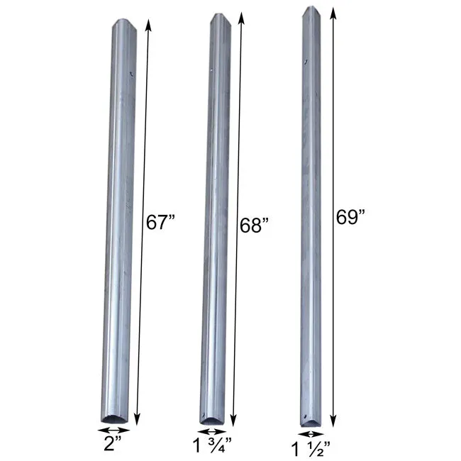 Triangular Telescoping Pole & Light Adapter by Prime Retreat