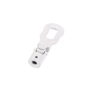 Truth Hardware 45 Degree Universal Joint with Pole Eye for 5/16" Spline Size - White