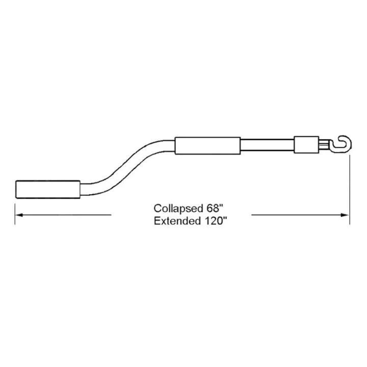 Truth Hardware 68" Telescoping Pole