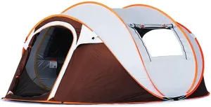 Tunnel Tents 5-6 Person Automatic Quick Opening Instant Pop-Up Tents,Lightweight Portable Rainproof for Hiking Camping Outdoor