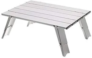 Ultralight Mini Folding Table – Portable Aluminum Picnic Table for Outdoor Camping, Hiking, Beach, and Travel