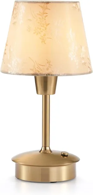 UMEXUS Small Cordless Table Lamp for Restaurant Dinner Table, 5200mAh Battery Operated Touch Lamps Rechargeable Dimmable Portable Night Light for Bedside Dining Living Room Patio Kitchen Outdoor