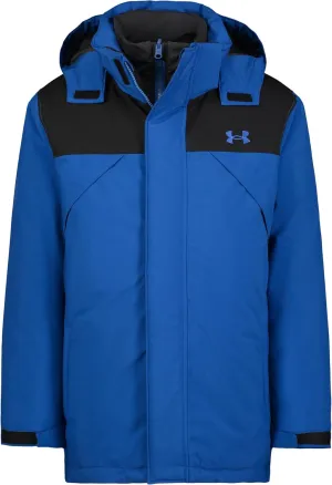 Under Armour Boys' Westward 3-in-1 Jacket, Removable Hood & Liner, Windproof & Water Repellant