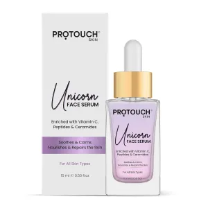 Unicorn Face Serum - Clear Glow with Niacinamide, Vitamin C, Peptides, and Ceramides | Reduces Dullness, Hydrates & Repairs Skin | Soothes, Nourishes | For All Skin Types | 15 ML