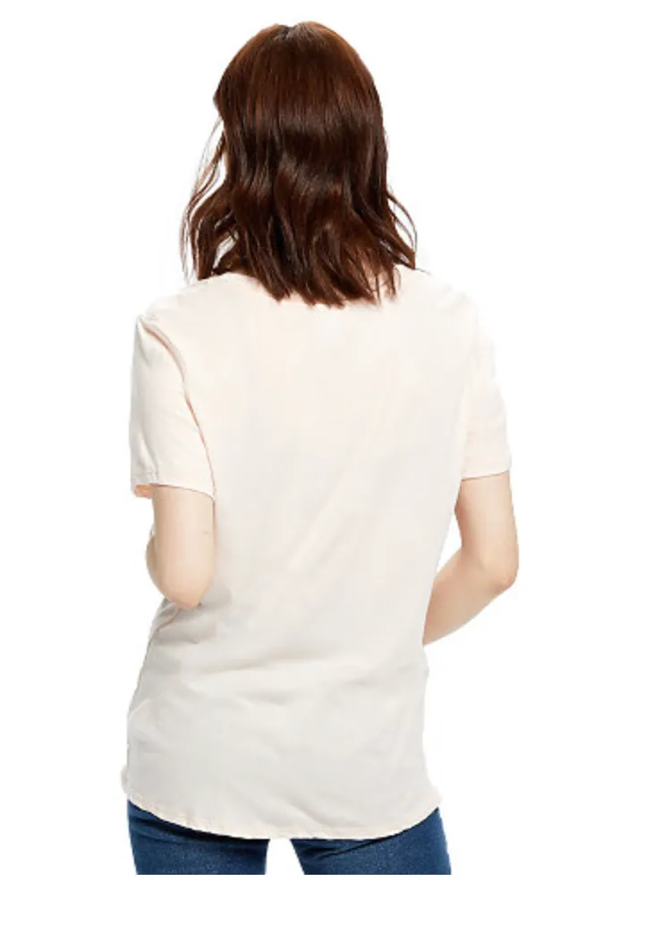US Blanks Ladies' Short-Sleeve Loose Fit Boyfriend Tee