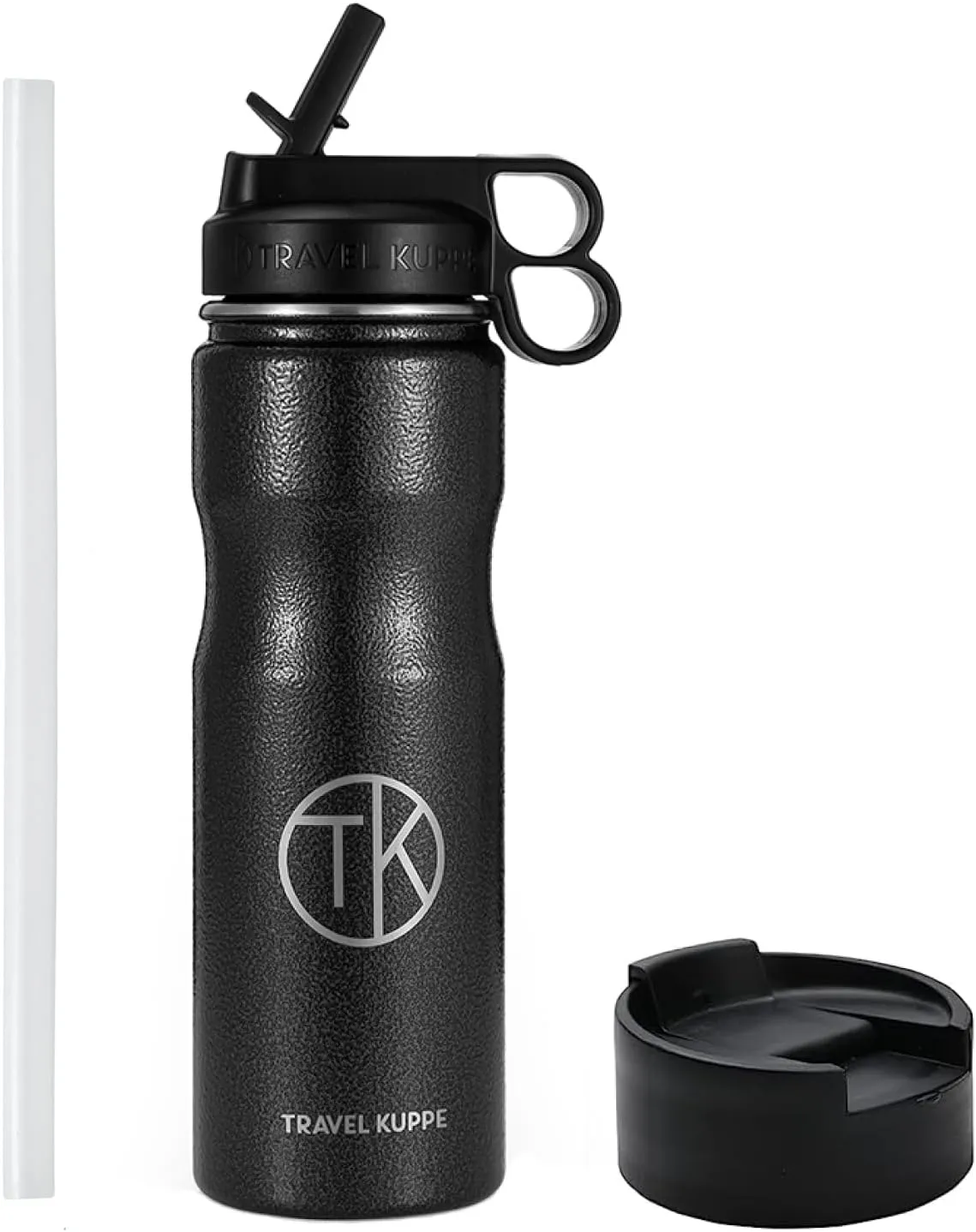 Vacuum Insulated Cycling Sports Water Bottle | Bike Water Bottle Insulated w/Straw & Sip Lid | Stainless Steel Cycling Water Bottle | Sports Water Bottle Insulated & Scratch Resistant