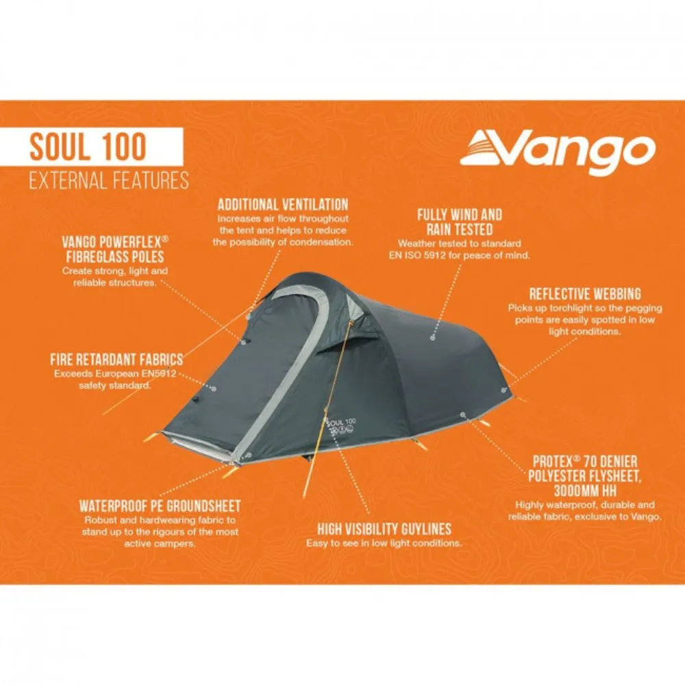 Vango | 1 Man Tent | Soul 100