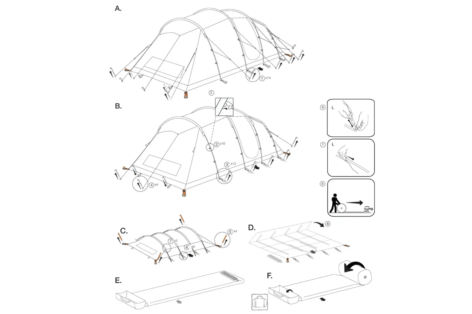 Vango Tacoma 400 Tent Package (Footprint Included)