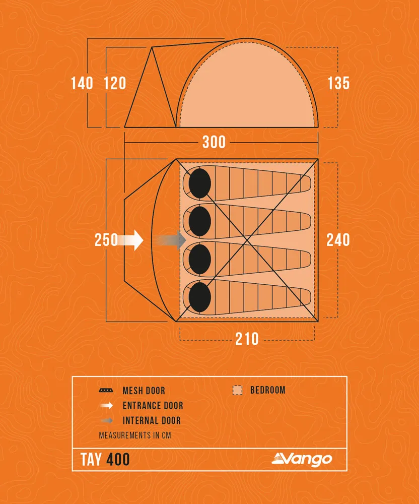 Vango Tay 400 Tent 2025